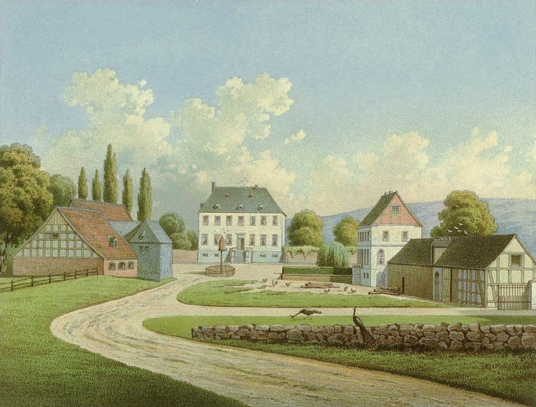 Haus Bockum Herrenhaus mit Schieferfassade