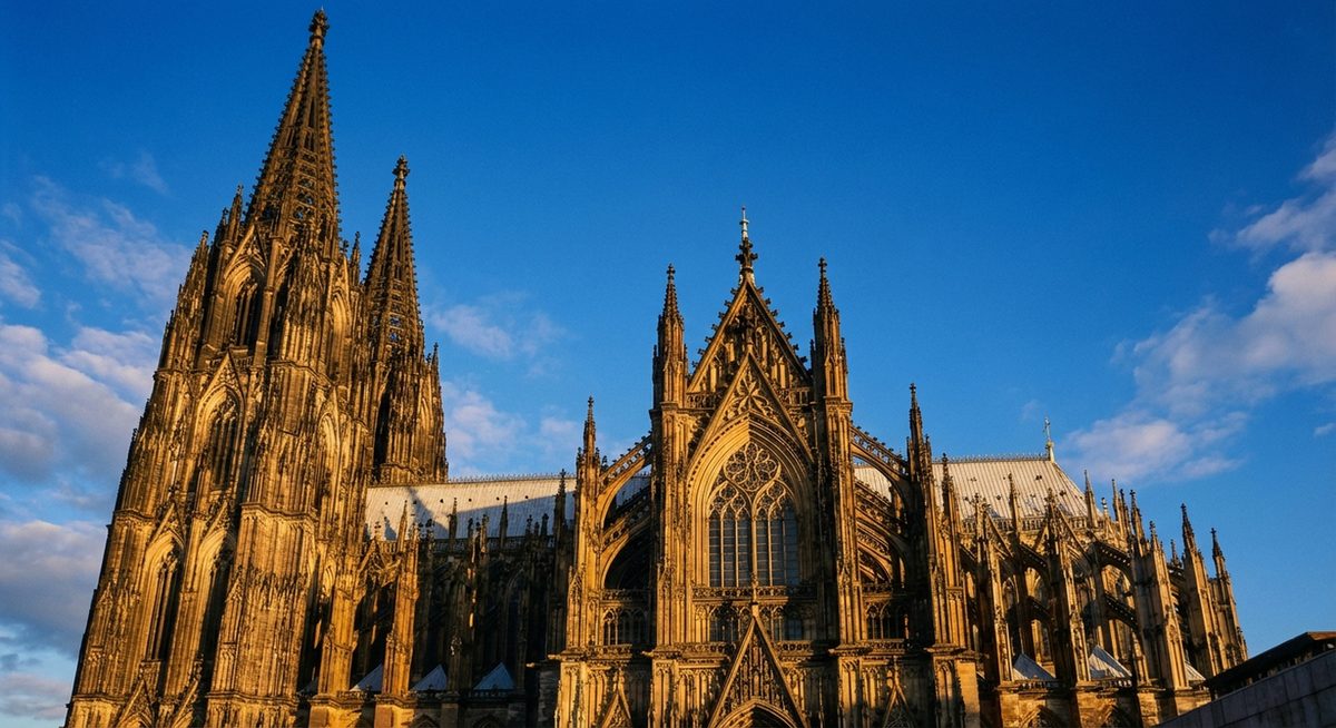 Kölner Dom Gesamtansicht von Süden